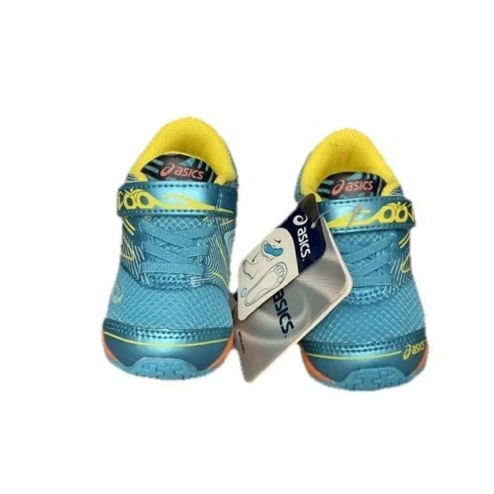 Asics Toddler Leather Noosa TS Athletic Shoes Size K5 Multi Color‎ New